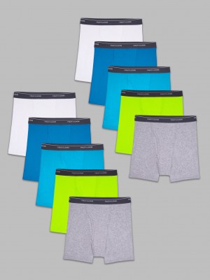 Boys' Fruit Of The Loom Boxer, Mega Value 10 Pack Briefs Assorted Mega Value Assorted | LQX075681