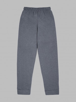 Boys' Fruit Of The Loom Fleece Joggers Joggers Charcoal | ZLC039524