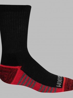 Boys' Fruit Of The Loom Sport Crew, 10 Pack Socks Black | ZDY368491