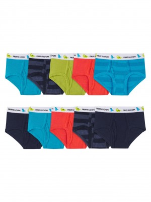 Boys' Fruit Of The Loom Toddler, 10 Pack Briefs Assorted | BSC937408