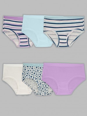 Girls' Fruit Of The Loom Eversoft®, 6 Pack Briefs Assorted | GFP964317