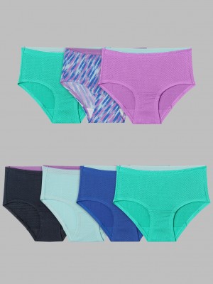 Girls' Fruit Of The Loom Girl's Breathable Micro-Mesh, 6+1 Bonus Pack Briefs Assorted | KQP185369