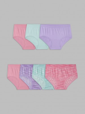 Girls' Fruit Of The Loom Seamles, 6+1 Bonus Pack Briefs Assorted | NGK264301