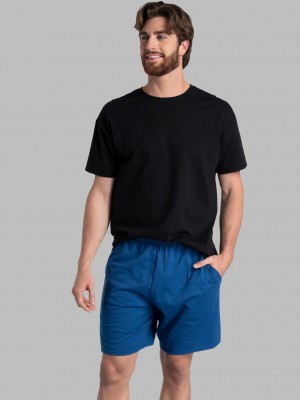 Men's Fruit Of The Loom Eversoft® Jersey Short, Extended Size, 2 Pack Shorts Limogese | BNT785023