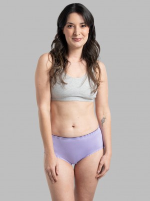 Women's Fruit Of The Loom Breathable Micro-Mesh Low-Rise, 6 Pack Briefs Assorted | ADV174356