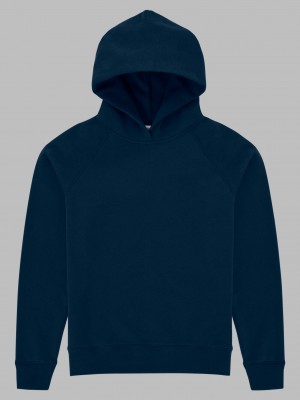 Women's Fruit Of The Loom Crafted Comfort Favorite Fleece Sweatshirt Navy Nights | LSG063275