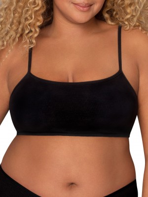 Women's Fruit Of The Loom Strappy Sports Bra, 3 Pack Sports Bra White/Sand/Black | KGN694812