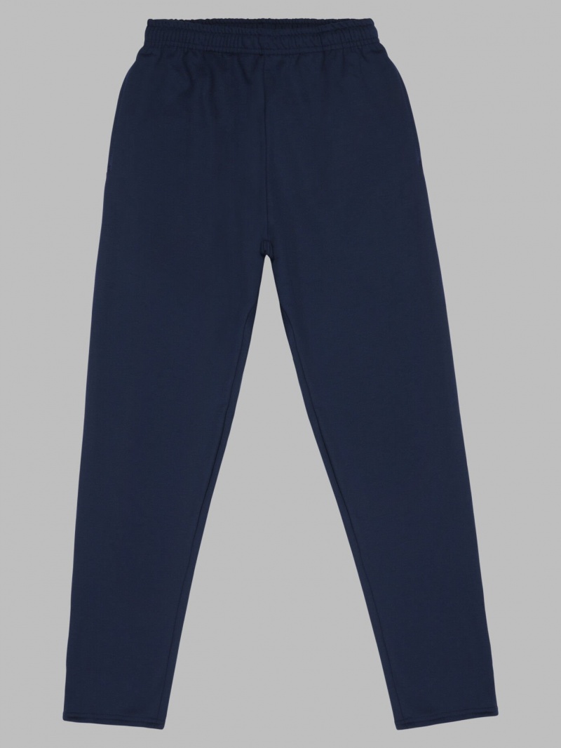 Men's Fruit Of The Loom Eversoft® Fleece Open Bottom Sweatpants Blue Cove | VCW425931