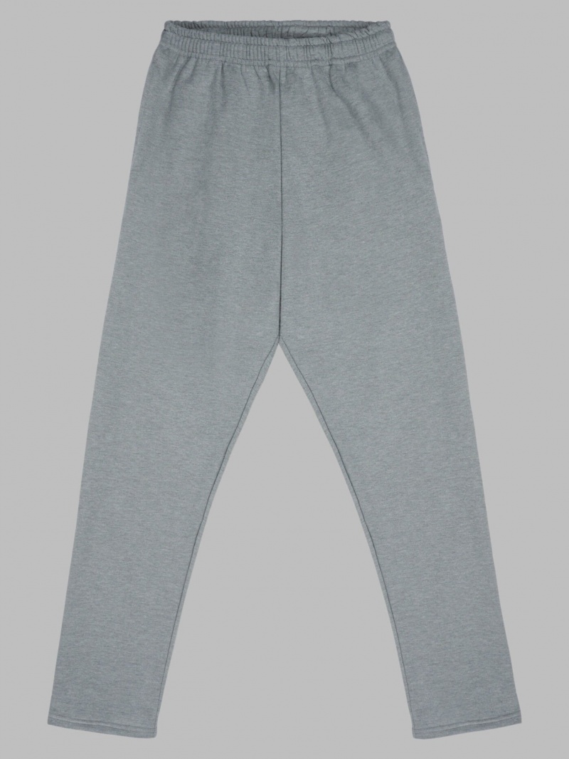 Men's Fruit Of The Loom Eversoft® Fleece Open Bottom Sweatpants Medium Grey | NFK392765