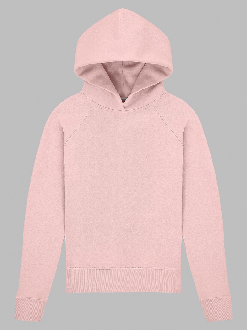 Women's Fruit Of The Loom Crafted Comfort Favorite Fleece Sweatshirt Blushing Rose | GUT502841