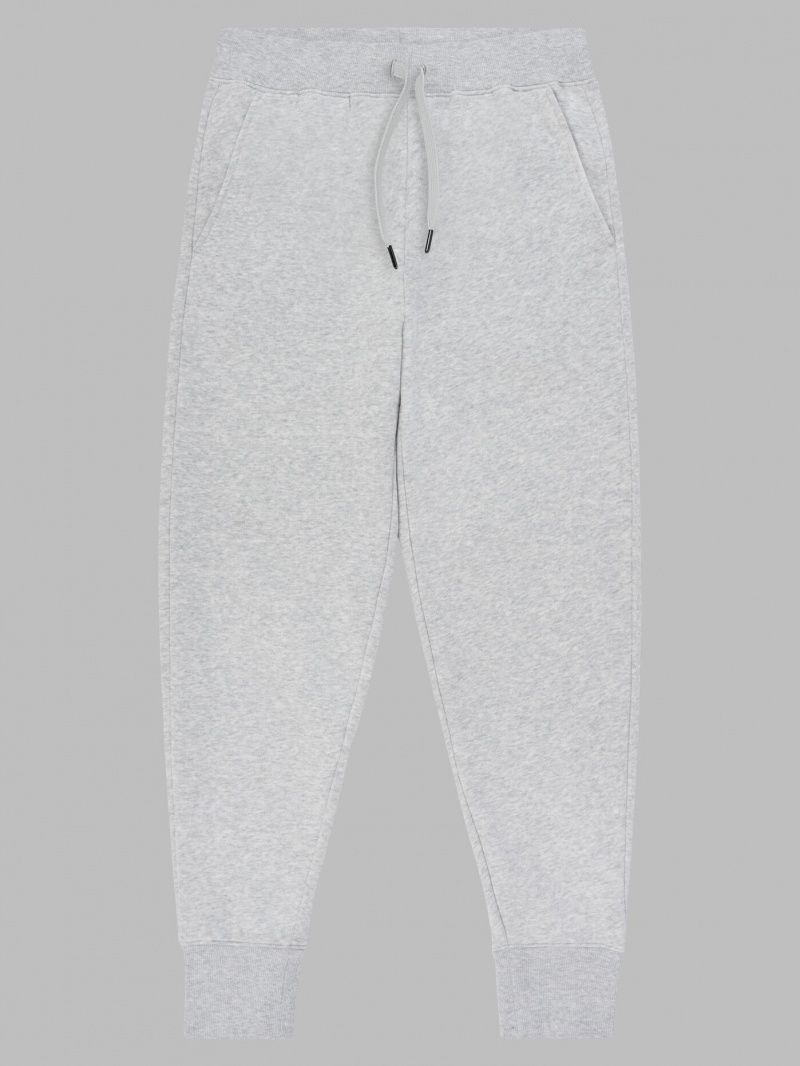 Women's Fruit Of The Loom Crafted Comfort Favorite Fleece Pant Sweatpants Light Grey | PWB709641