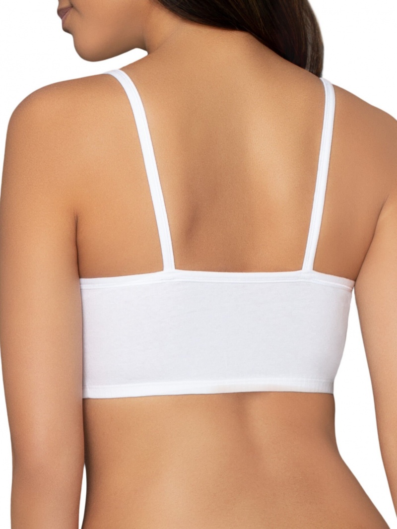 Women's Fruit Of The Loom Strappy, 6 Pack Sports Bra Sand/White/Grey/Black/Blush/Charcoal | MAC159470